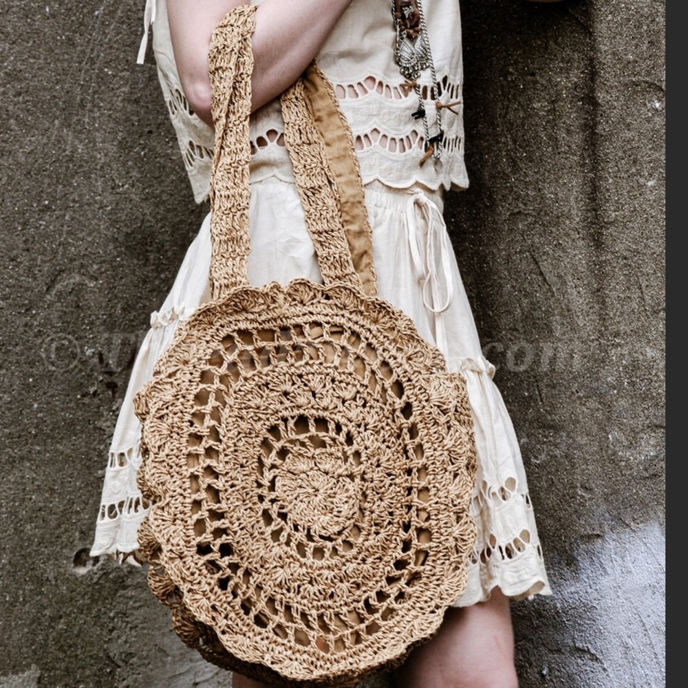 Straw bag- Great Christmas gift!